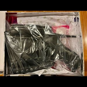 Thigh high boots- never worn